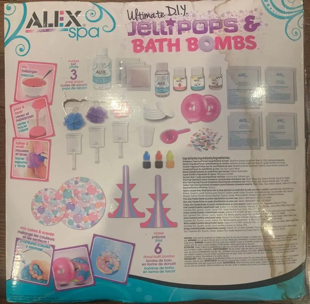 Alex Spa Bath Jelli Pops‎ And Bath Bombs